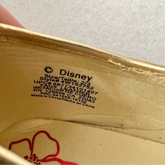 NWT Disney Snow White Sparkly Costume Shoes - Little Girls 2/3 Youth - Picture 7 of 8